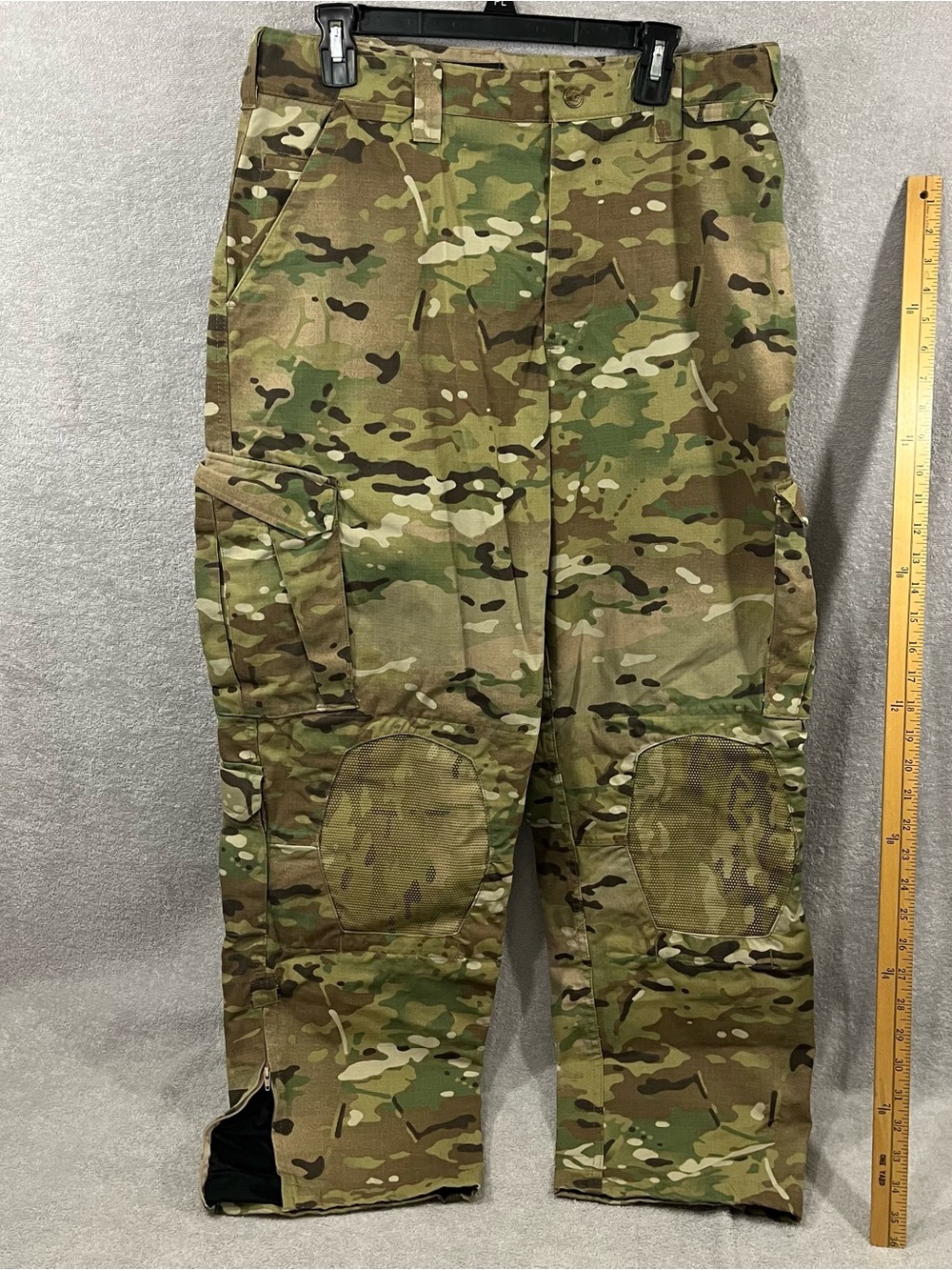 Tru-Spec Mens Large Reg Military Camouflage Combat Pants Cargo Knee Pad Pocke